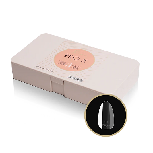 iGel PRO-X Soft Gel Nail Tips 20, Natural Almond Medium