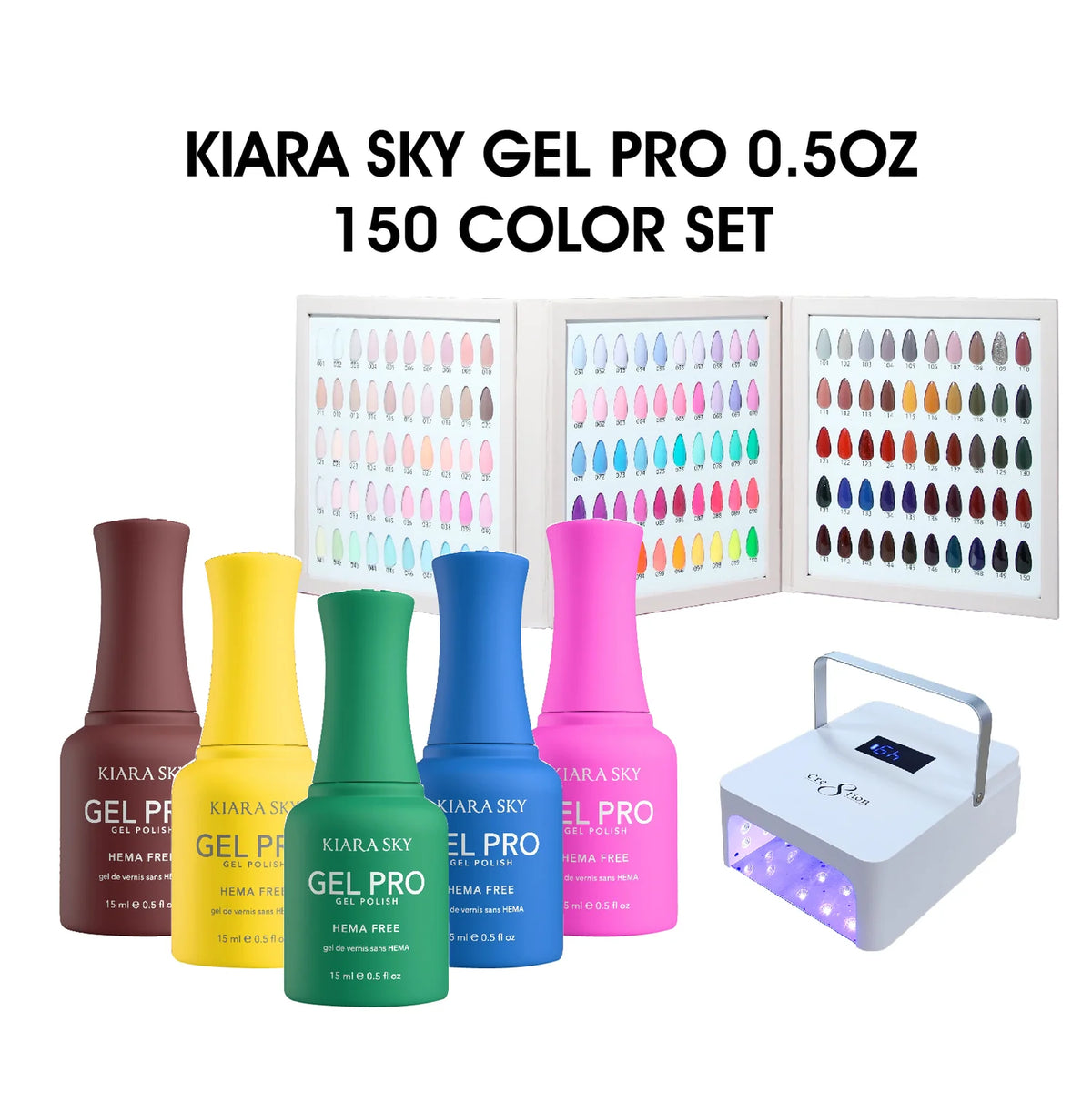 Kiara Sky Gel Pro 0.5oz - Full Set 150 Colors