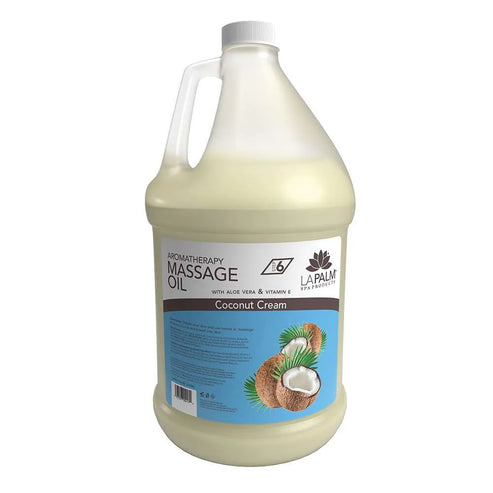 La Palm Massage Oil – Coconut Cream 1Gal