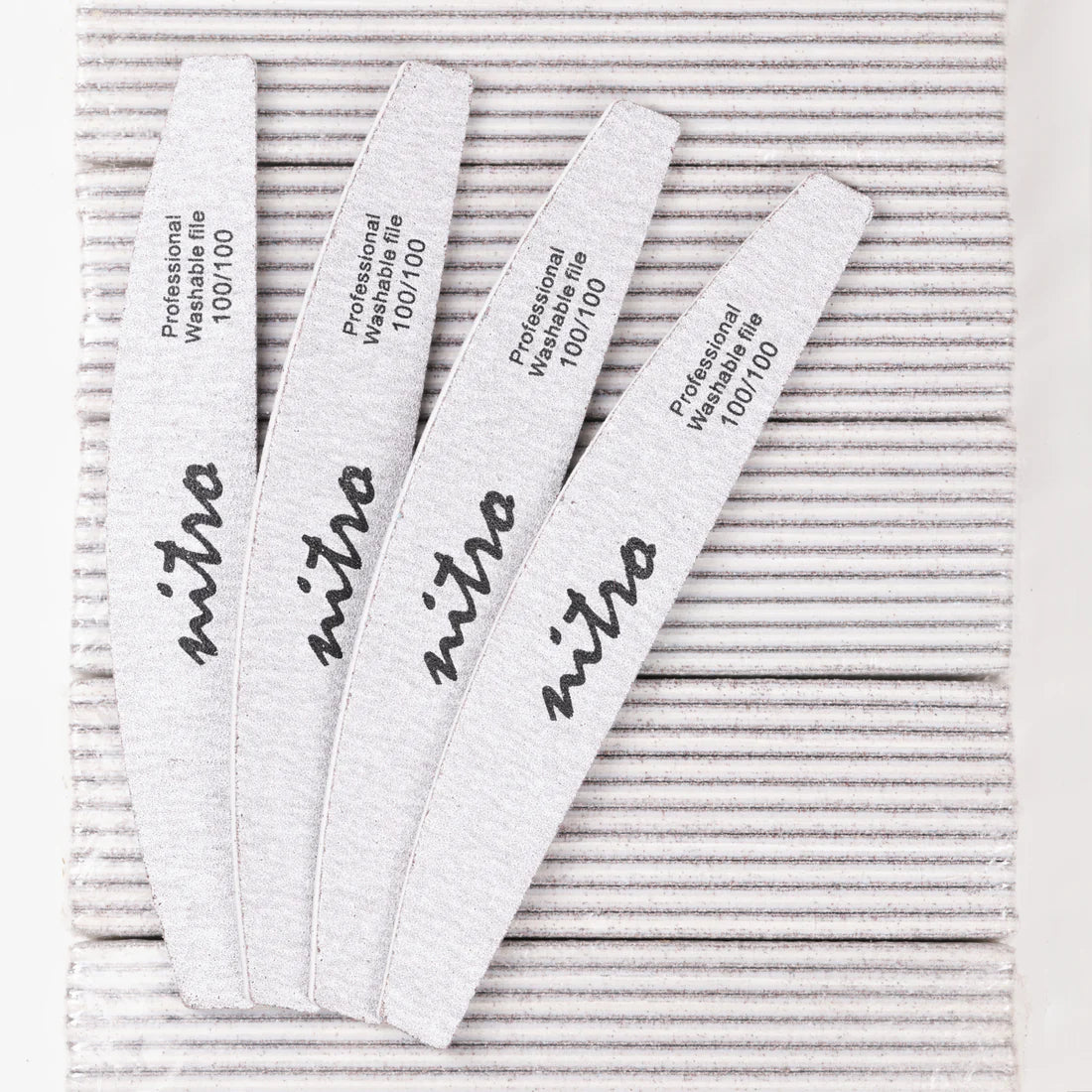 Nitro Nail File - Half Moon - 100/100 (Case 30 pack)