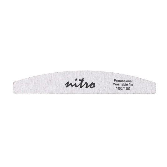 Nitro Nail File - Half Moon - 100/100 (Case 30 pack)