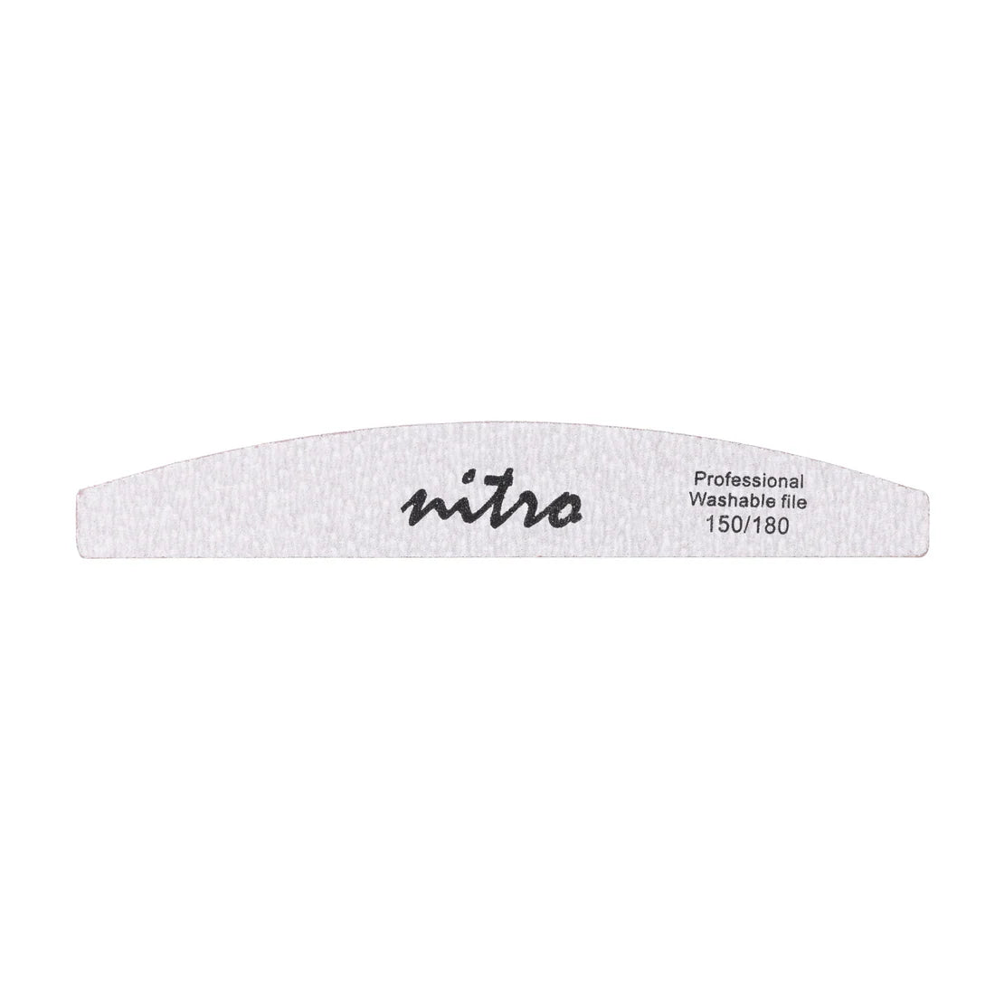 Nitro Nail File - Half Moon - 150/180 (Case 30 pack)