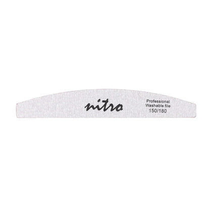 Nitro Nail File - Half Moon - 150/180 (Case 30 pack)