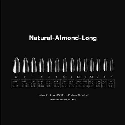 Apres Gel-X Tips 2.0 - NATURAL Almond 600pcs