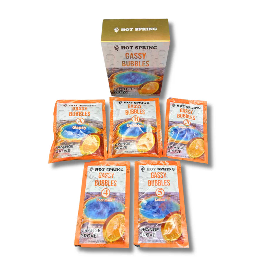 Hot Spring Orange Grove 5-Step Spa Pedicure Kit – Case 40 Boxes