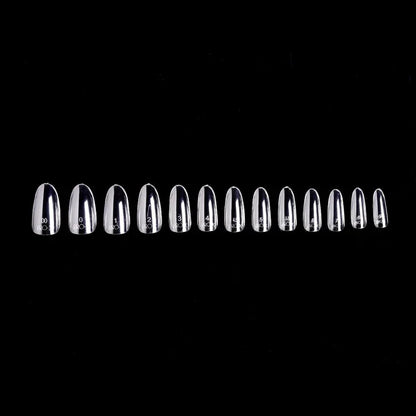 iGel PRO-X Soft Gel Nail Tips 23, Natural Round Medium
