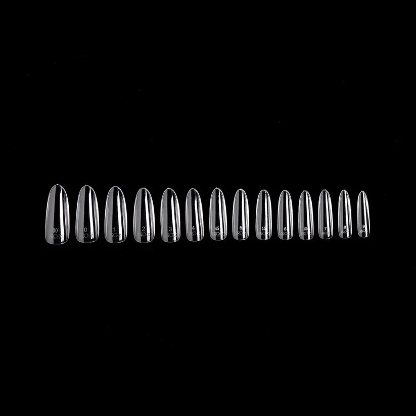 iGel PRO-X Soft Gel Nail Tips 24, Natural Round Long