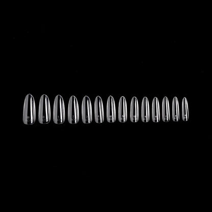 iGel PRO-X Soft Gel Nail Tips 24, Natural Round Long