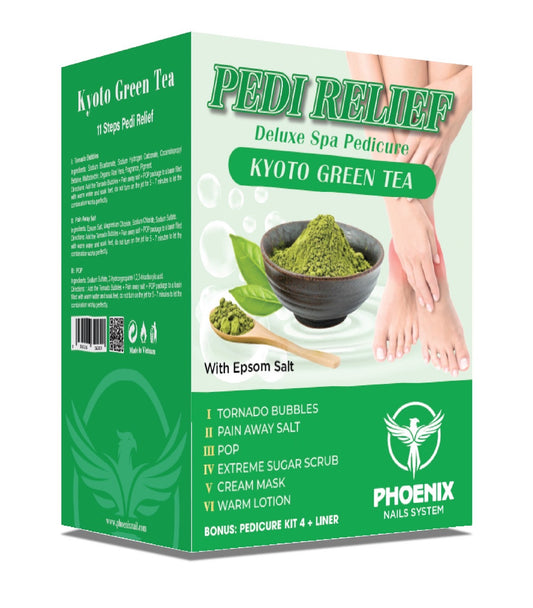 PHOENIX Pain Relief Pedicure 11 Steps - Kyoto Green Tea