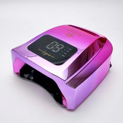 Royal Signia Pro UV/LED Nail Lamp – Pink Chrome | Professional Gel Nail Dryer for Salon