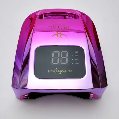 Royal Signia Pro UV/LED Nail Lamp – Pink Chrome | Professional Gel Nail Dryer for Salon