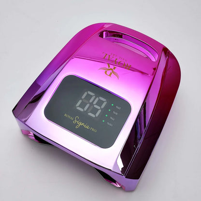 Royal Signia Pro UV/LED Nail Lamp – Pink Chrome | Professional Gel Nail Dryer for Salon