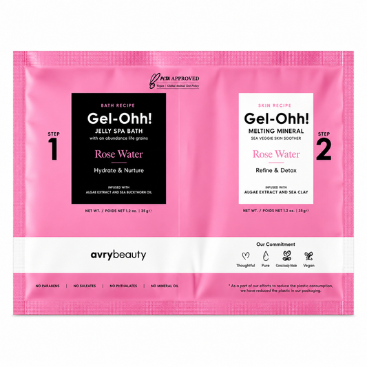 Gel-Ohh Jelly Spa Bath - Rose Water (Case 120Pcs)