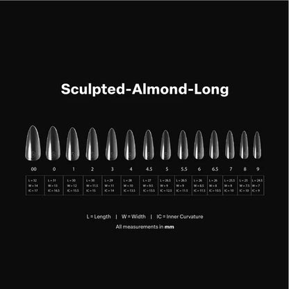 Apres Gel-X Tips 2.0 - SCULPTED Almond 600pcs