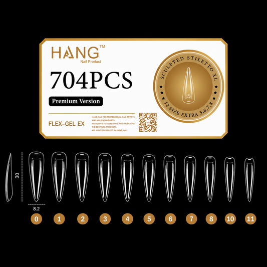 HANG TIP FLEX-GEL EX - SCULPTED STILLETTO XL Buy 5 Get 1 Free