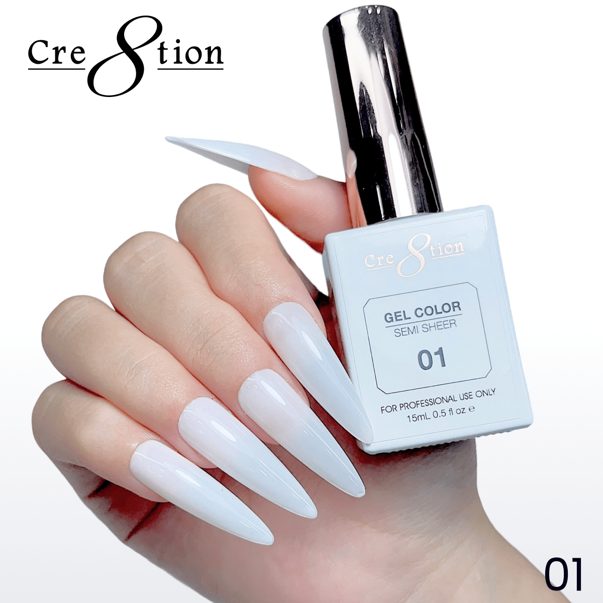 Cre8tion Hema Free Semi-Sheer 0.5oz - Nude Series 01