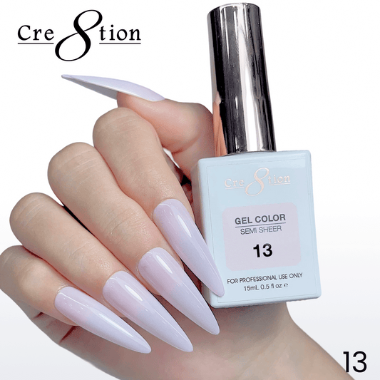 Cre8tion Hema Free Semi-Sheer 0.5oz - Pink Series 13