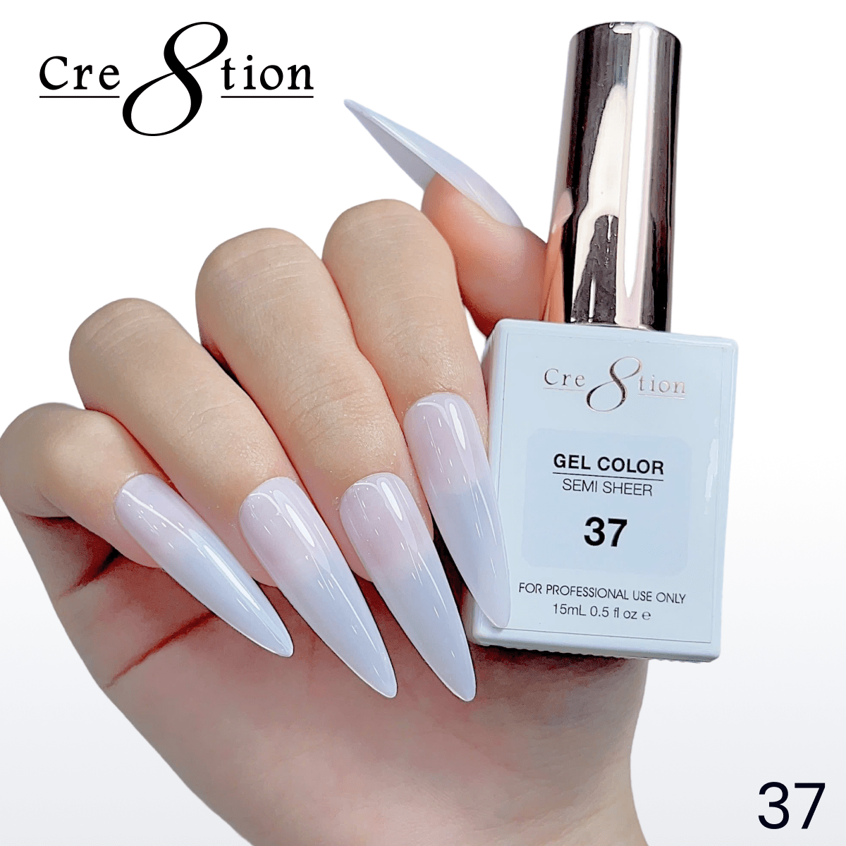 Cre8tion Hema Free Semi-Sheer 0.5oz - Mauve Series 37