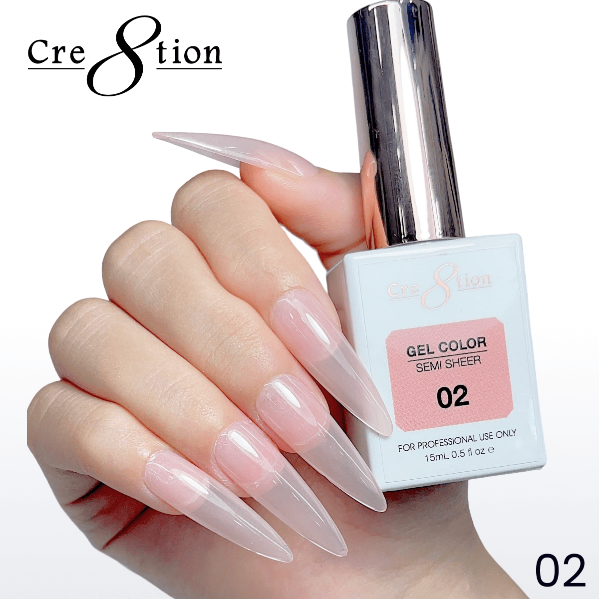 Cre8tion Hema Free Semi-Sheer 0.5oz - Nude Series 02