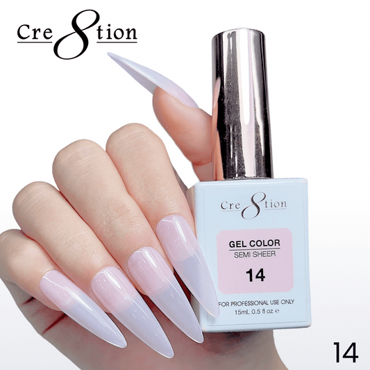 Cre8tion Hema Free Semi-Sheer 0.5oz - Pink Series 14