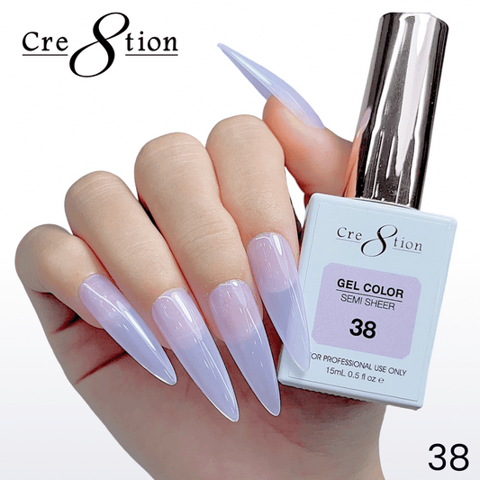 Cre8tion Hema Free Semi-Sheer 0.5oz - Mauve Series 38