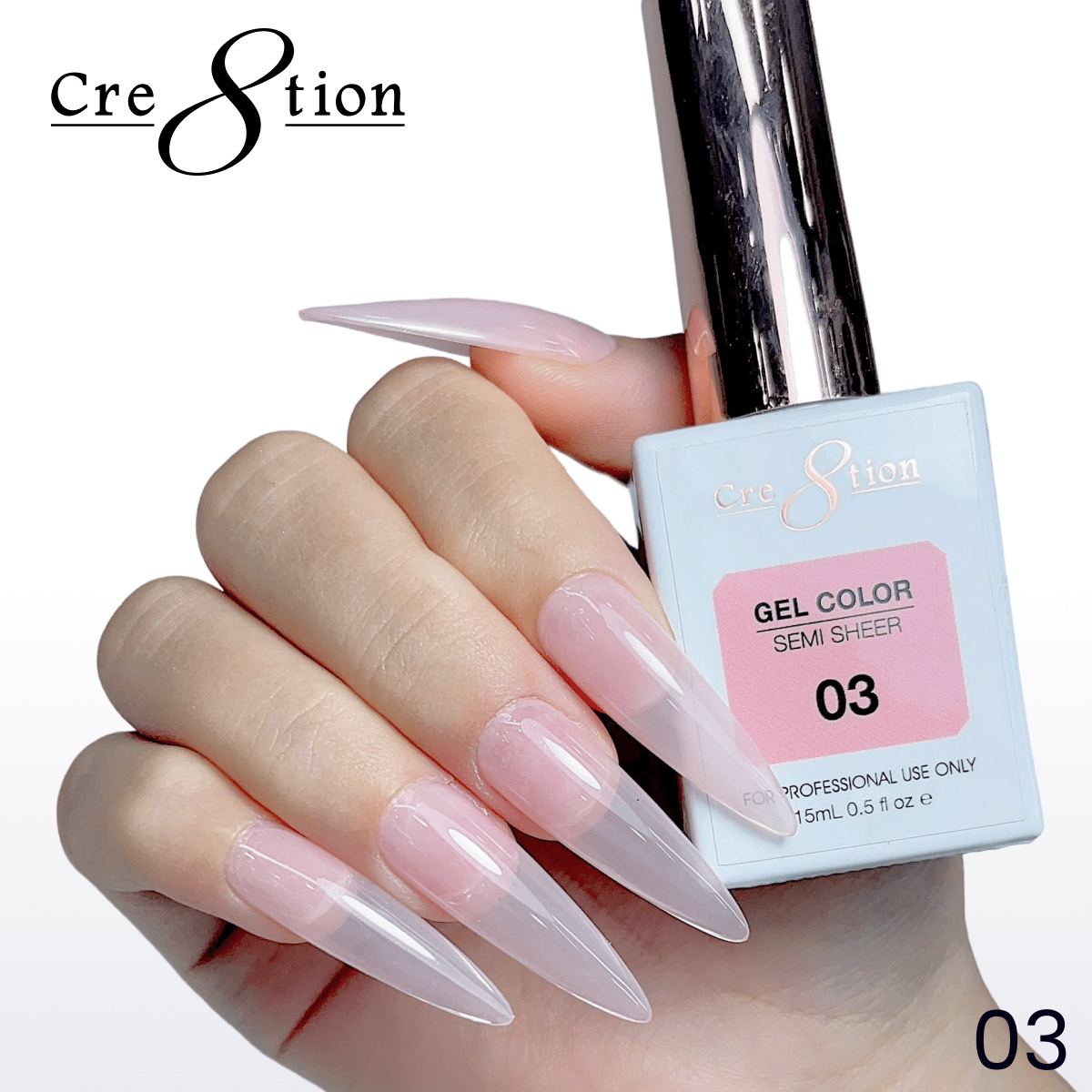 Cre8tion Hema Free Semi-Sheer 0.5oz - Nude Series 03