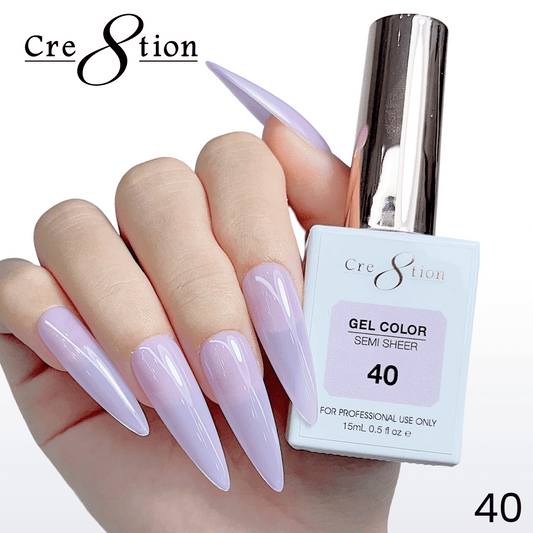 Cre8tion Hema Free Semi-Sheer 0.5oz - Mauve Series 40