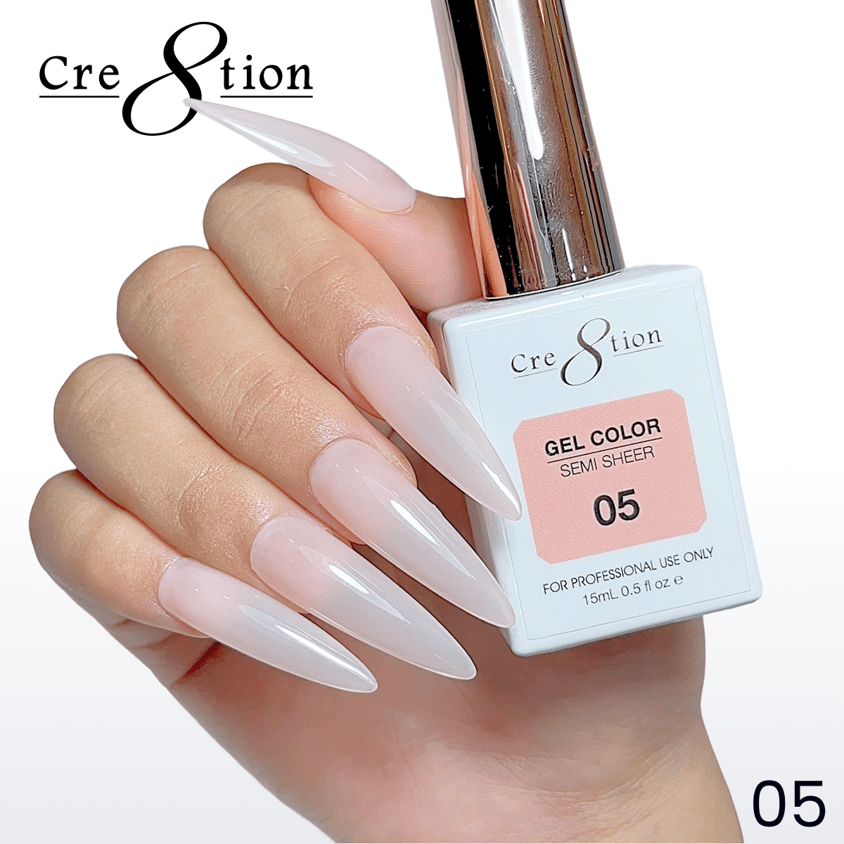 Cre8tion Hema Free Semi-Sheer 0.5oz - Nude Series 05