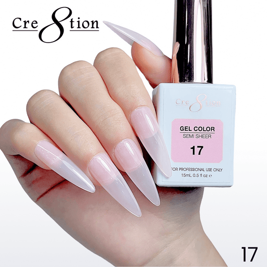 Cre8tion Hema Free Semi-Sheer 0.5oz - Pink Series 17