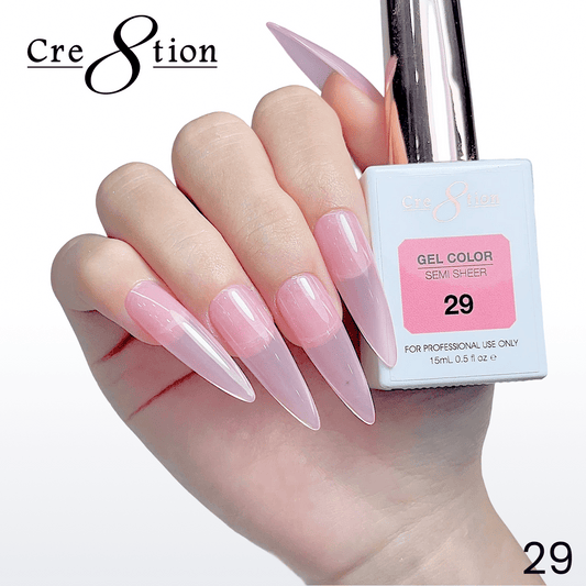 Cre8tion Hema Free Semi-Sheer 0.5oz - Coral Series 29