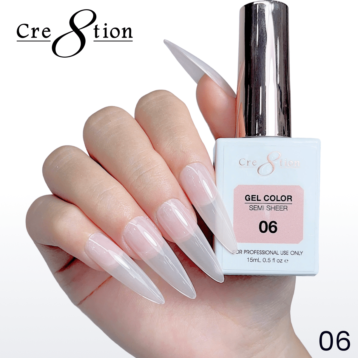 Cre8tion Hema Free Semi-Sheer 0.5oz - Nude Series 06