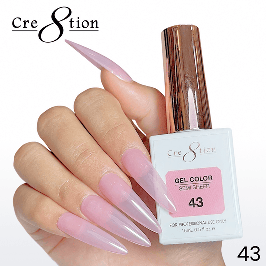 Cre8tion Hema Free Semi-Sheer 0.5oz - Mauve Series 42