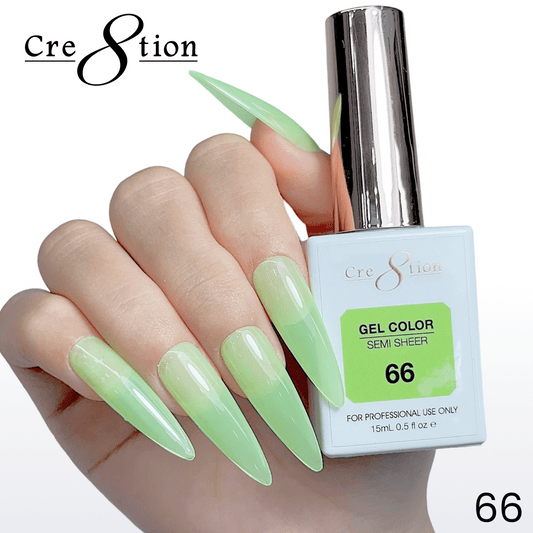 Cre8tion Hema Free Semi-Sheer 0.5oz - Neon Series 66