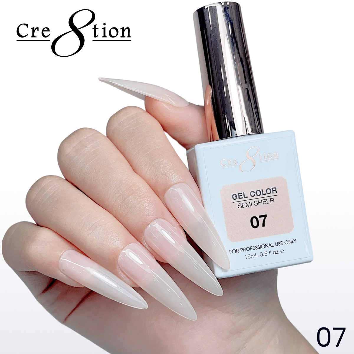 Cre8tion Hema Free Semi-Sheer 0.5oz - Nude Series 07