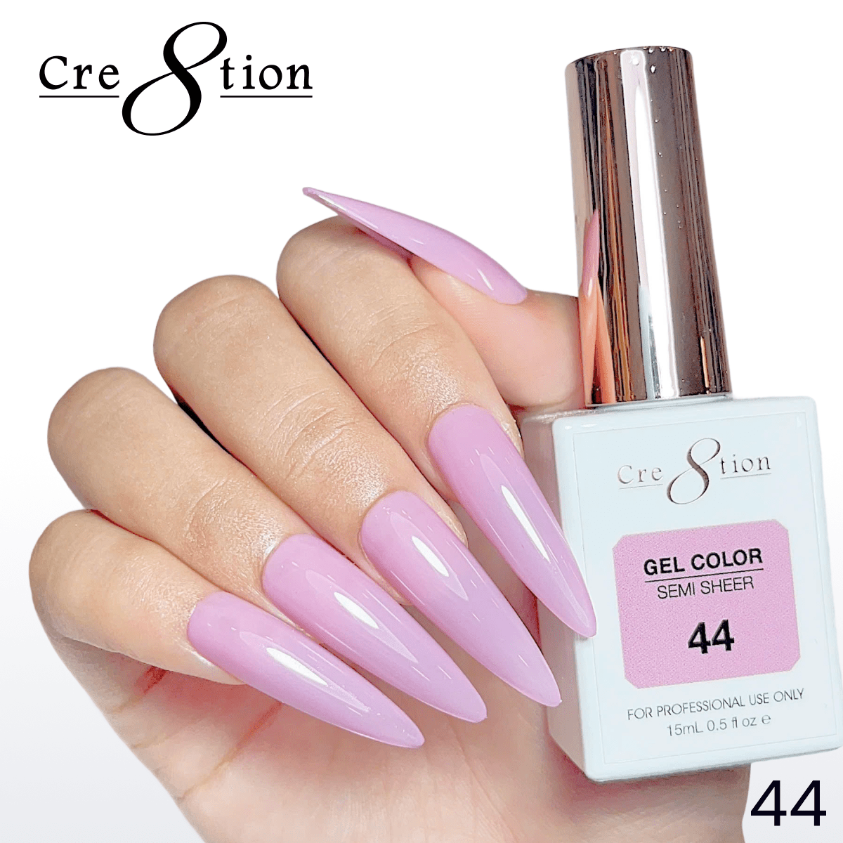 Cre8tion Hema Free Semi-Sheer 0.5oz - Mauve Series 43