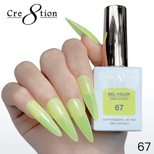 Cre8tion Hema Free Semi-Sheer 0.5oz - Neon Series 67