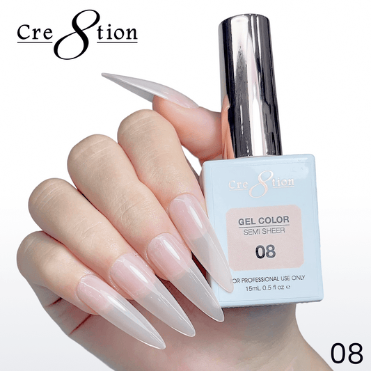 Cre8tion Hema Free Semi-Sheer 0.5oz - Nude Series 08
