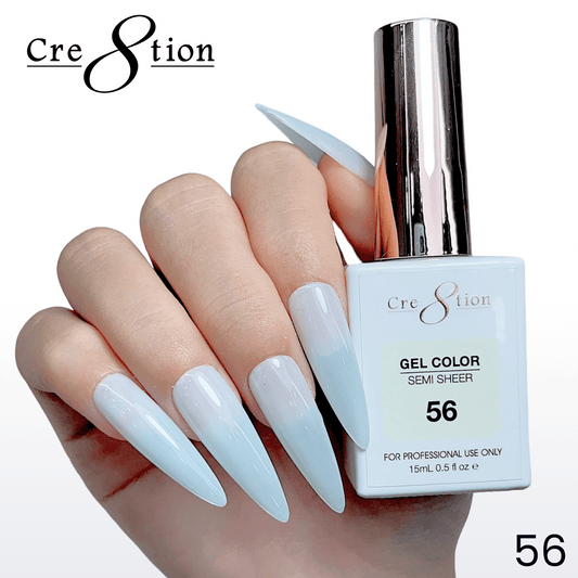 Cre8tion Hema Free Semi-Sheer 0.5oz - Mint Sky Series 56