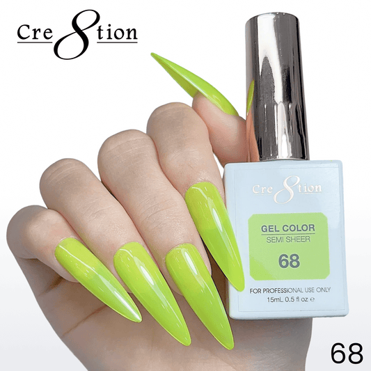 Cre8tion Hema Free Semi-Sheer 0.5oz - Neon Series 68