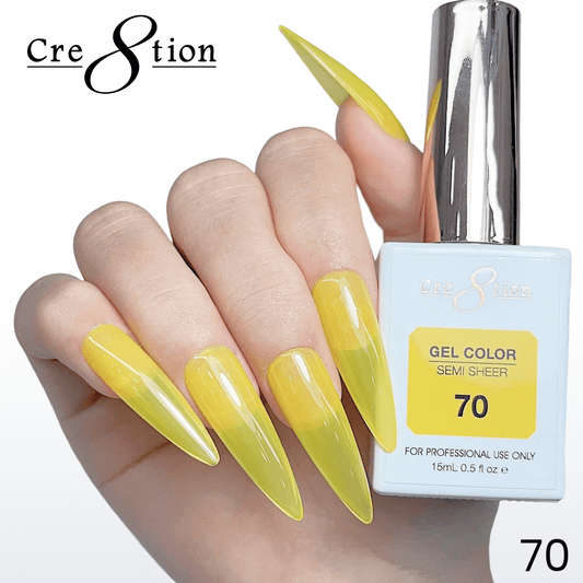 Cre8tion Hema Free Semi-Sheer 0.5oz - Neon Series 70