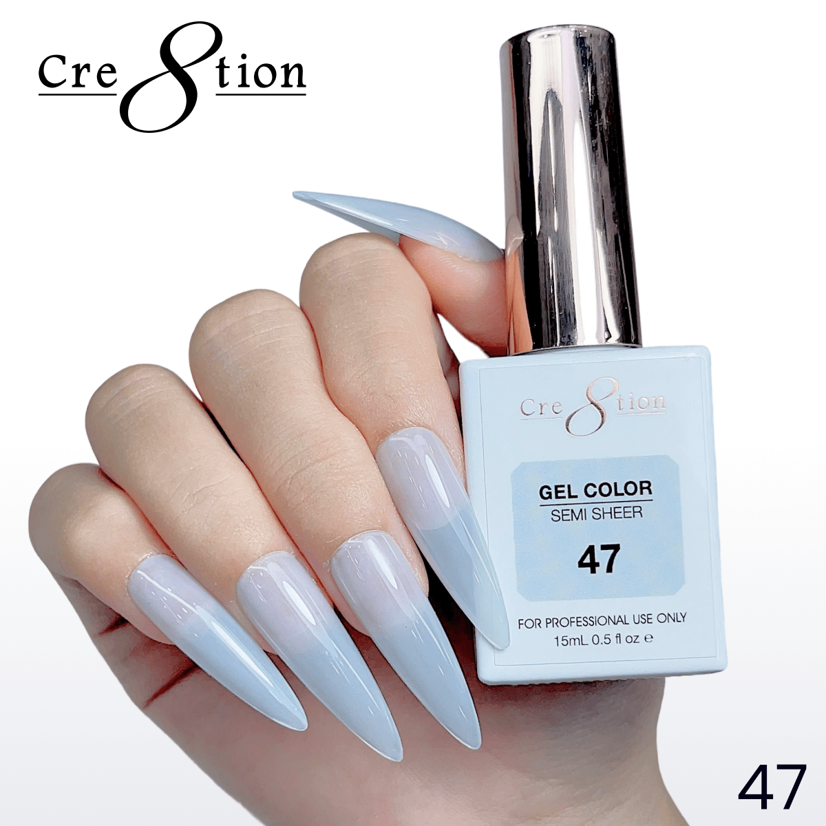 Cre8tion Hema Free Semi-Sheer 0.5oz - Mauve Series 47