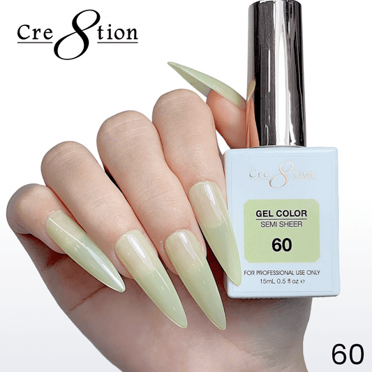 Cre8tion Hema Free Semi-Sheer 0.5oz - Mint Sky Series 60