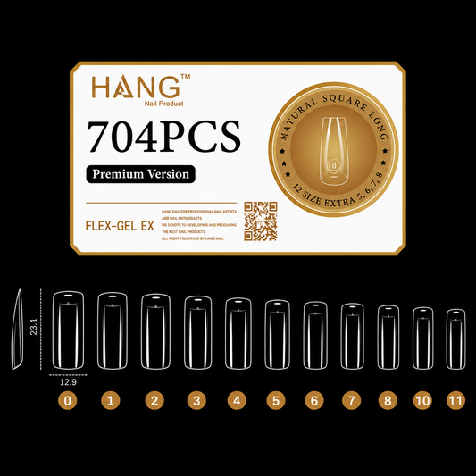 HANG TIP FLEX-GEL EX - SQUARE LONG Buy 5 Get 1 Free