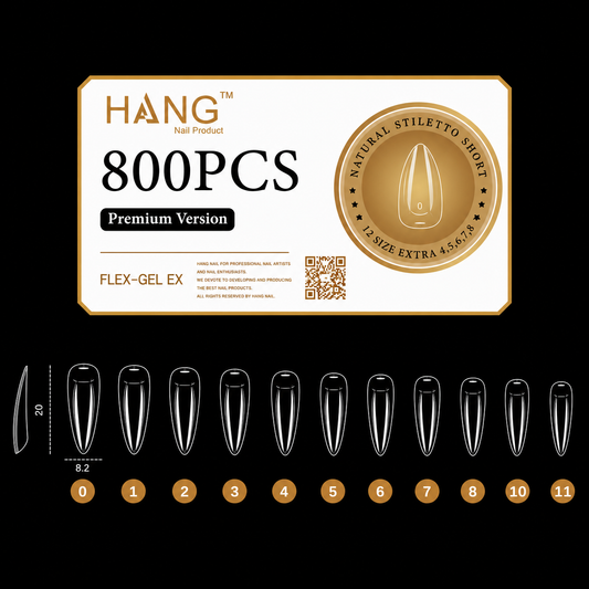 HANG TIP FLEX-GEL EX - STILETTO SHORT Buy 5 Get 1 Free