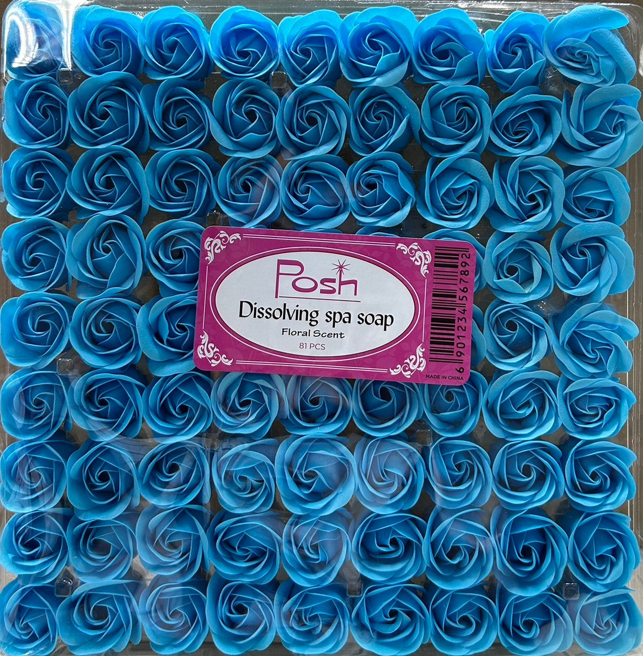 POSH Dissolving Spa Soap 81pcs - Blue