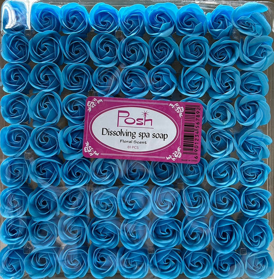 POSH Dissolving Spa Soap 81pcs - Blue