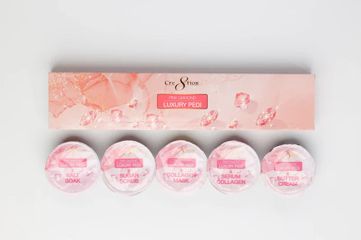 Cre8tion Luxury Pink Diamond Pedicure Spa, CASE (Pk: 99sets/case)