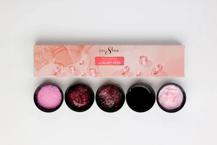 Cre8tion Luxury Pink Diamond Pedicure Spa, CASE (Pk: 99sets/case)