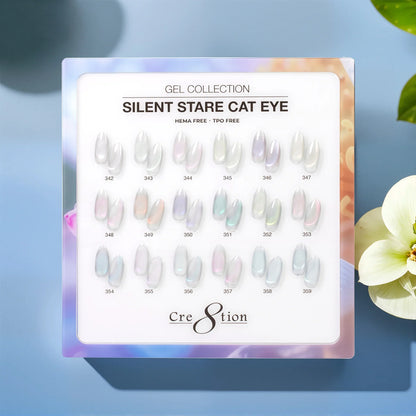 Cre8tion Cat Eye Kit - SILENT STARE (18 Colors) Collection