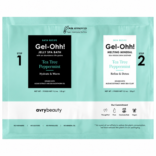 Gel-Ohh Jelly Spa Bath - Tea Tree (Case 120Pcs)
